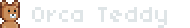 Orca Teddy bear logo